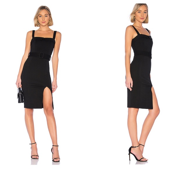 revolve Dresses & Skirts - Revolve | about us cara belted midi dress black